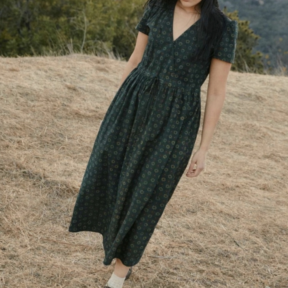 christy dawn dress in linden daisy field